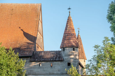 Low angle view of building against sky