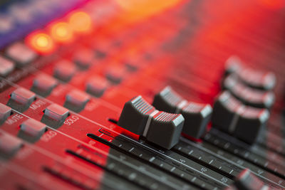 Close-up of computer keyboard