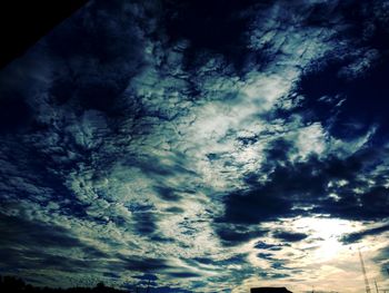 Low angle view of cloudscape