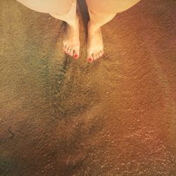 Close-up of woman in bikini