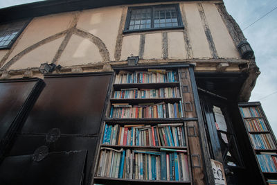 Low angle view of old building