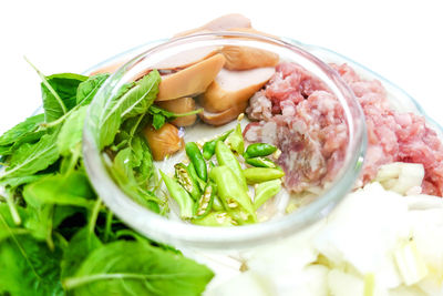 Close-up of salad in bowl