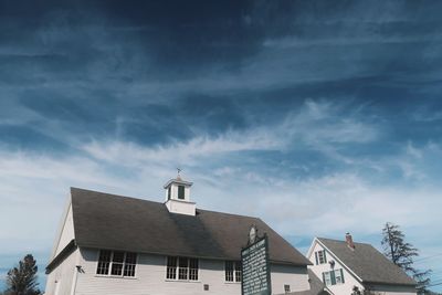 Low angle view of building against sky