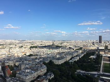 High angle view of cityscape