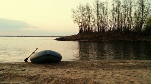 Scenic view of calm lake