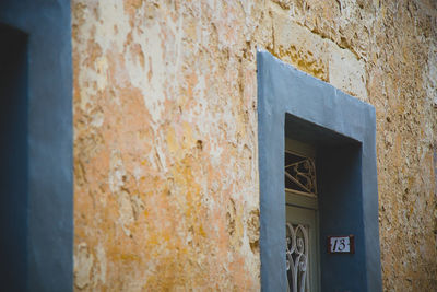 Close-up of wall of house