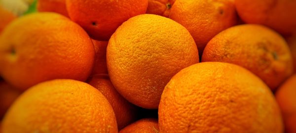 Full frame shot of oranges