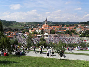 View of buildings in city