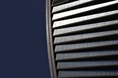 Low angle view of building against clear sky