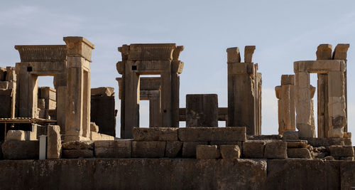 Old ruins against sky