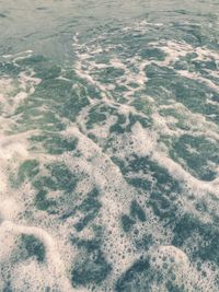 High angle view of beach