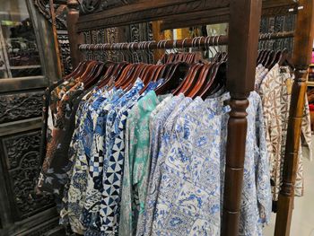 Panoramic view of market stall at store