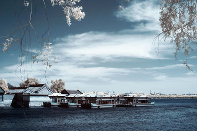 Infrared photography the summer palace, beijing, china