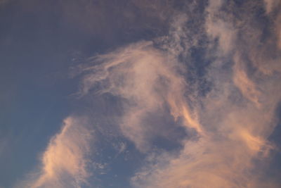 Low angle view of dramatic sky