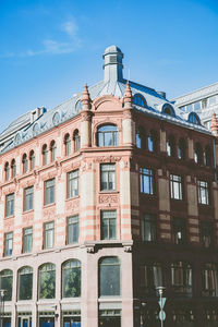 Low angle view of building against sky