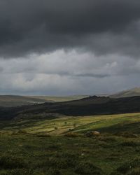 Scenic view of landscape against sky