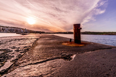 Jetty before sunset