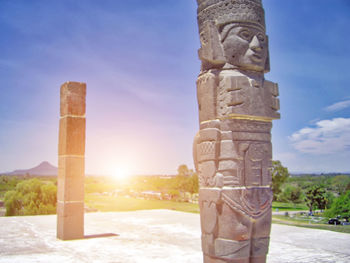 View of temple against sky