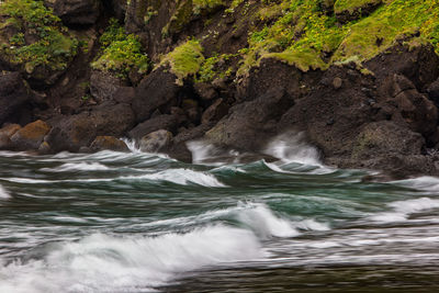 Diamond coast waves long time exposure