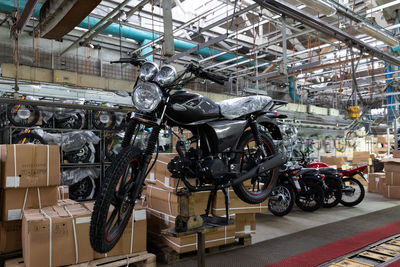 Motorcycles manufacturing factory