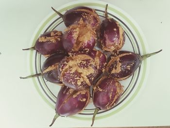 Close-up of served food