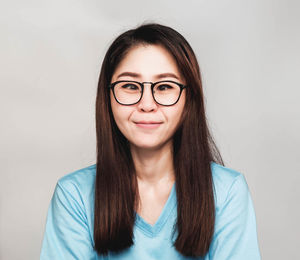 Portrait of a smiling young woman