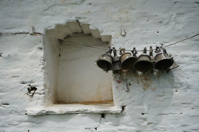 Weathered wall of old building