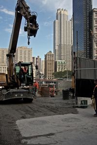 View of construction site