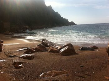 Scenic view of beach