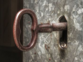 Close-up of rusty metal