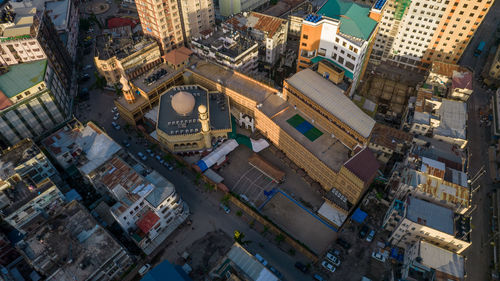 Aerial view of dar es salaam, tanzania