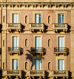 Low angle view of residential building