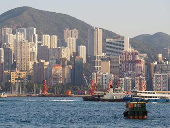 View of city at waterfront