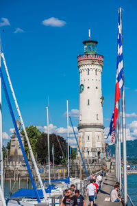 View of lighthouse against sky