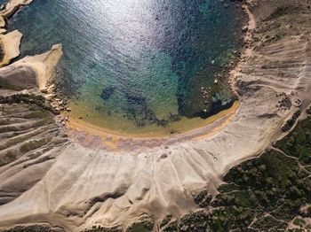 High angle view of landscape