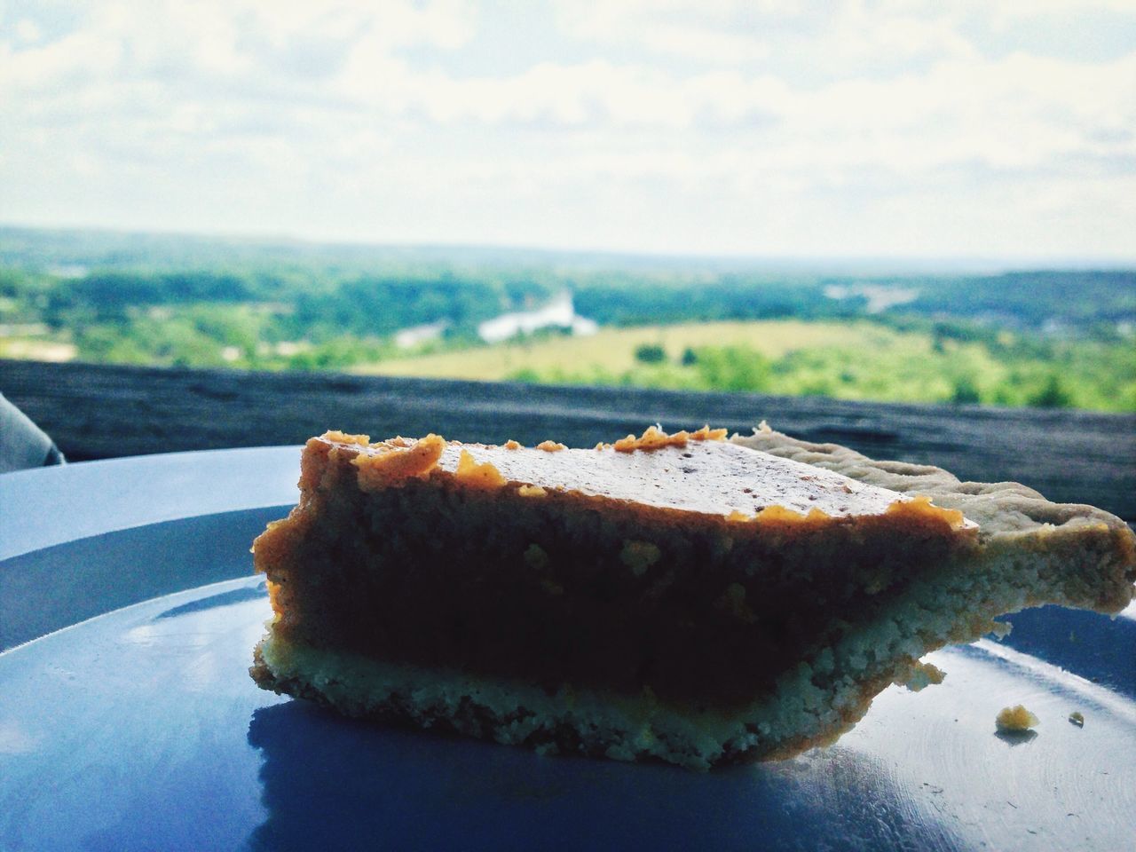 food and drink, food, freshness, close-up, ready-to-eat, still life, sweet food, focus on foreground, indulgence, no people, sky, unhealthy eating, day, dessert, bread, selective focus, plate, outdoors, table, baked