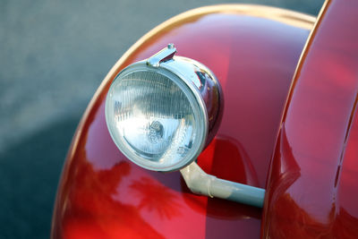 Close-up of vintage car
