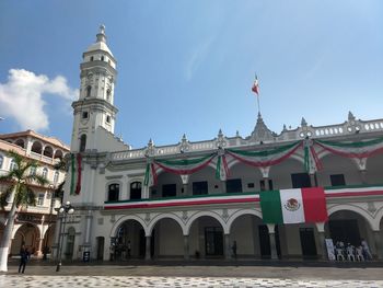 View of buildings in city against sky