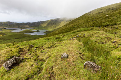 Scenic view of landscape against sky