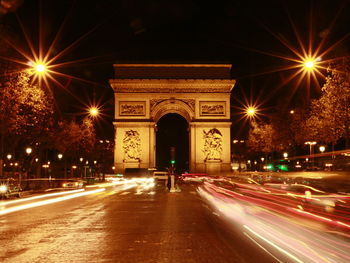 City street at night