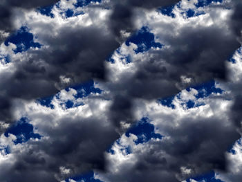 Low angle view of clouds in sky