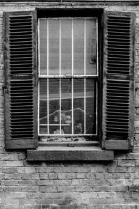 Brick wall with windows