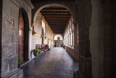 Corridor of building