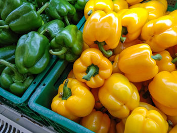 Various fruits for sale at market stall