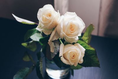 Close-up of rose bouquet