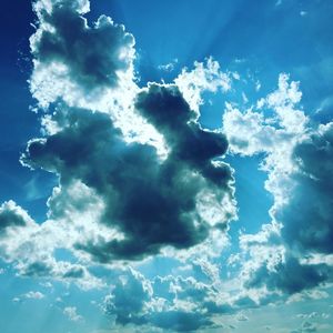 Low angle view of clouds in sky