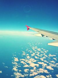 View of blue sky and clouds