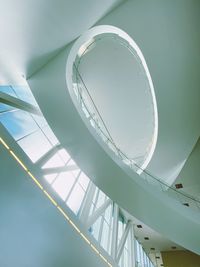 Low angle view of modern building against sky