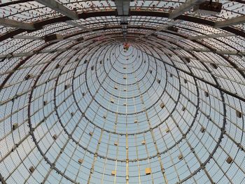 Low angle view of ceiling