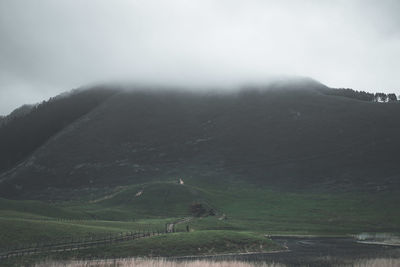 Scenic view of landscape against sky